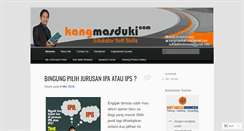 Desktop Screenshot of kangmasduki.com