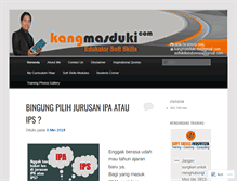 Tablet Screenshot of kangmasduki.com